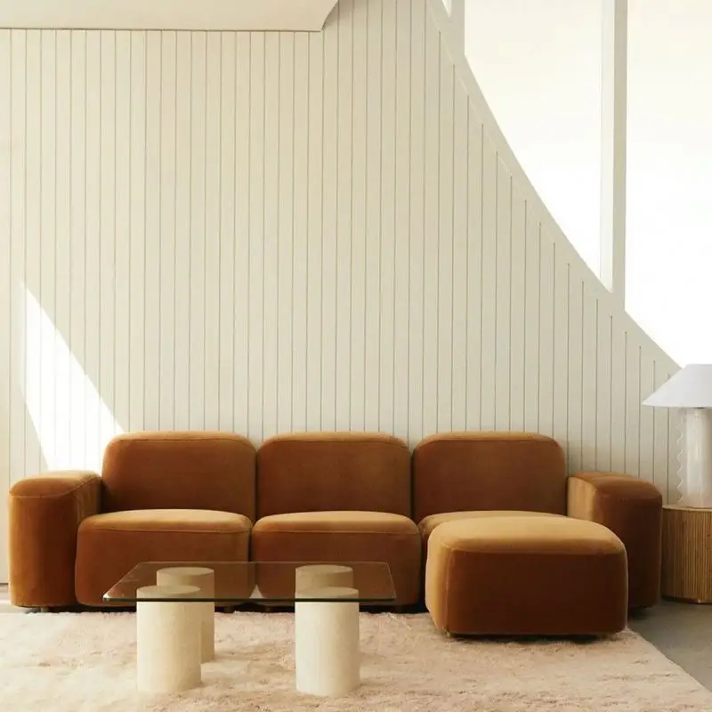Nordic cloth sofa small apartment simple modern living room
