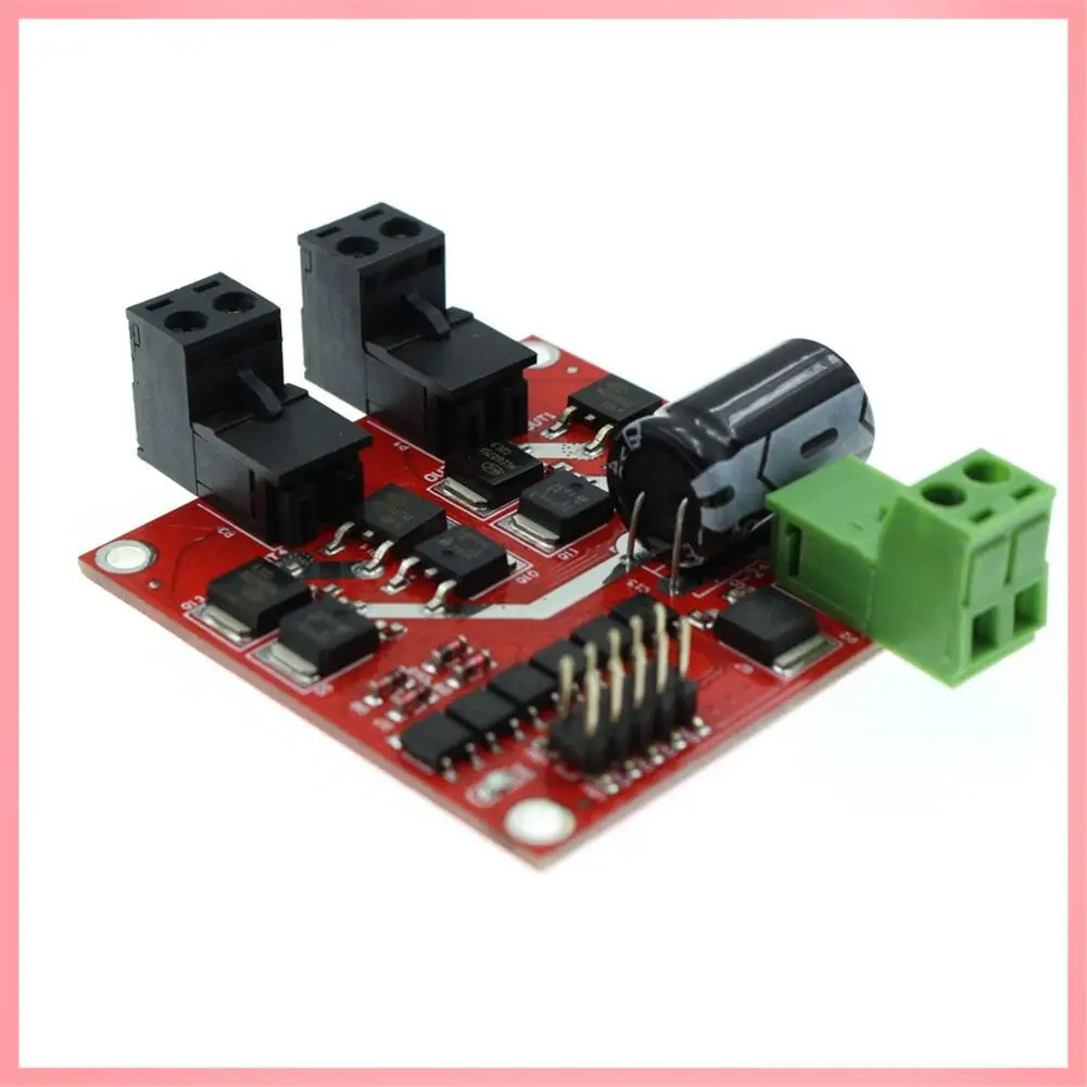 

N91R-L298 Dual Channel Motor Driver DC 6.5V-27V 7A Motor Control Board, Electric Motor Control Module, Motor Speed Controller