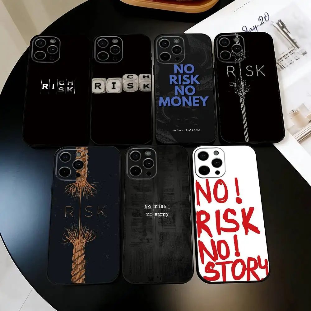 Day Trader Trading RISK RICH Phone Case Silicone Soft For IPhone 17 16 15 14 13 12 11 X XR Plus Pro Max Plus