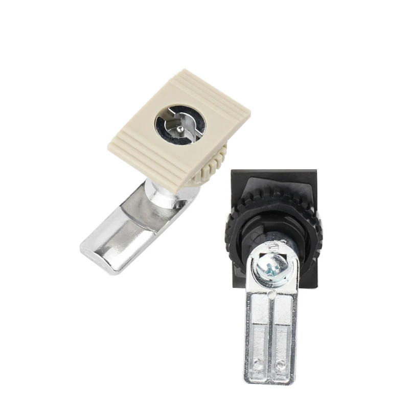 MS7010 Serratura cilindrica per armadietto in plastica con linguetta quadrata per scatola di distribuzione Accessorio per commutazione di controllo elettrico