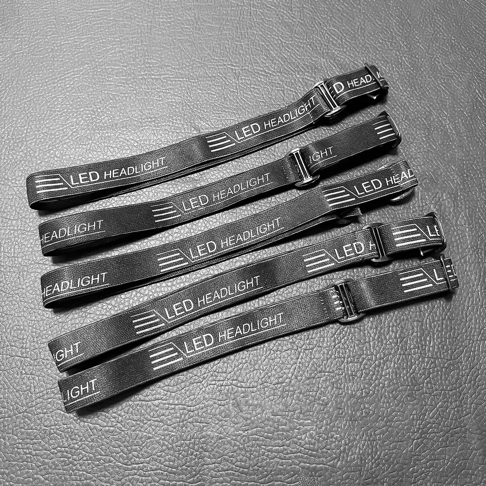 

1/2 шт. новейший O-тип, высокое качество, черный эластичный ремешок на голову, регулируемая повязка на голову для фонарика, налобный фонарь на открытом воздухе