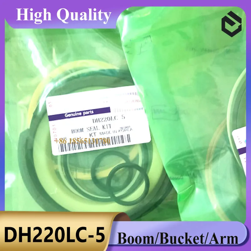 

Комплект уплотнений для стрелы и ковша экскаватора Doosan: уплотнения цилиндров для ремонта DH220LC-5, DH220LC-7, DH220LC-9E, DH225-7, DH258-5, DH258-7