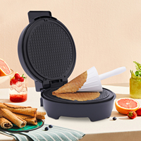Electric Waffle Cone Griddle Egg Roll Sandwich Maker DIY Egg Roll Ice Cream Cone Maker for Home Kitchen Use