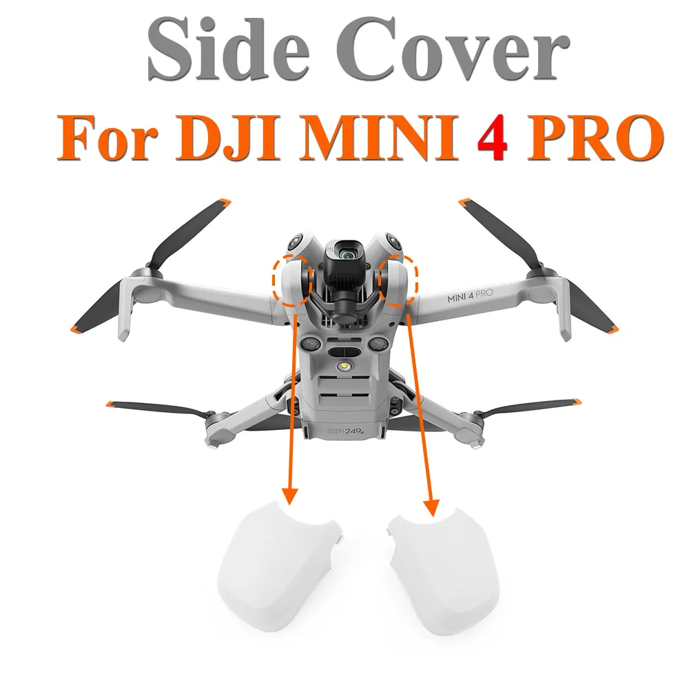 غطاء جانبي أمامي لـ DJI Mini 4 PRO ، هيكل جانبي يمين وأيسر ، قطع غيار بديلة ، قطع إصلاح لملحقات الطائرات بدون طيار