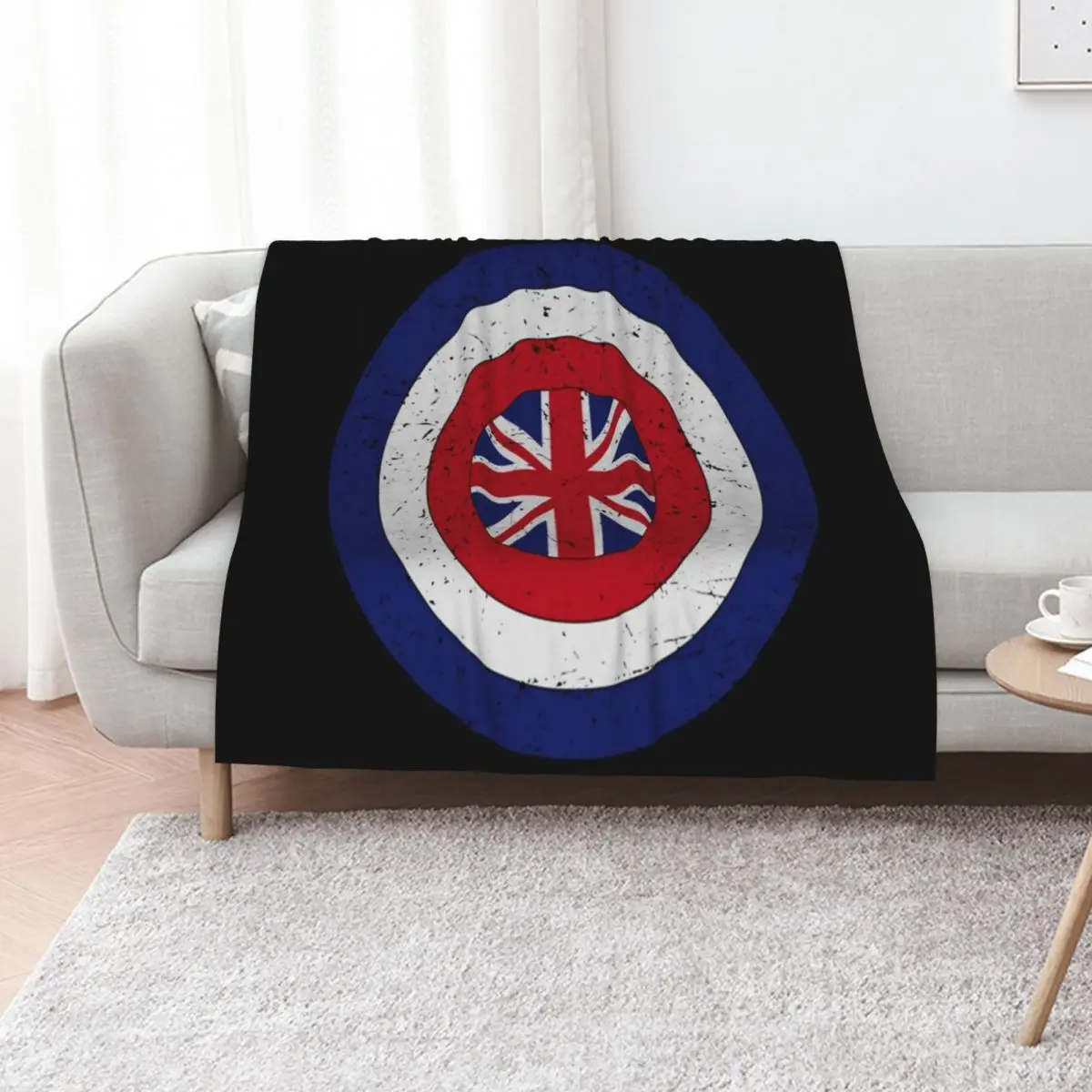Retro Captain Carter - British Captain Shield - British Flag Throw Blanket For Baby Moving Decorative Throw Blankets