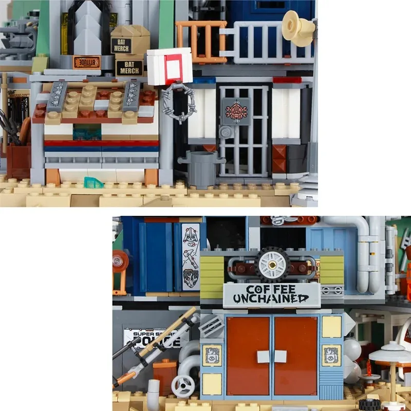 Blocos de Construção de Jogos de Filmes para Crianças e Adultos, Brinquedos Brick Puzzle, Bem-vindo ao Modelo Apocalyseburg, Presente para Crianças, MOC 70840, 3178PCs