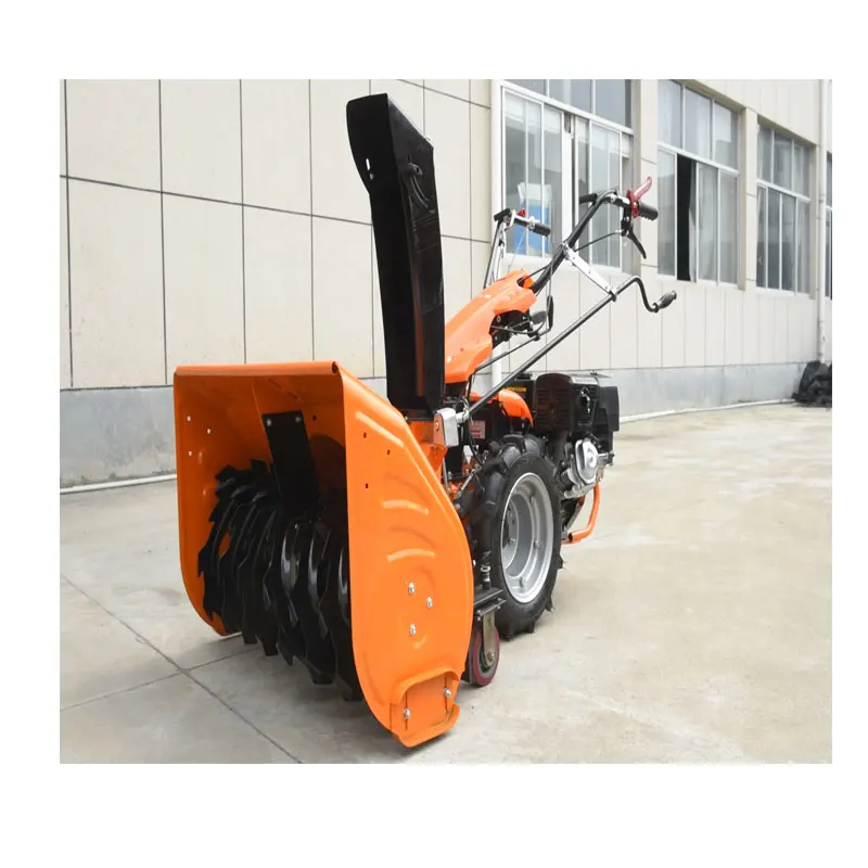 Winter small single tire snow thrower 6.5 horsepower road snow removal machine multifunctional playground snow removal machine