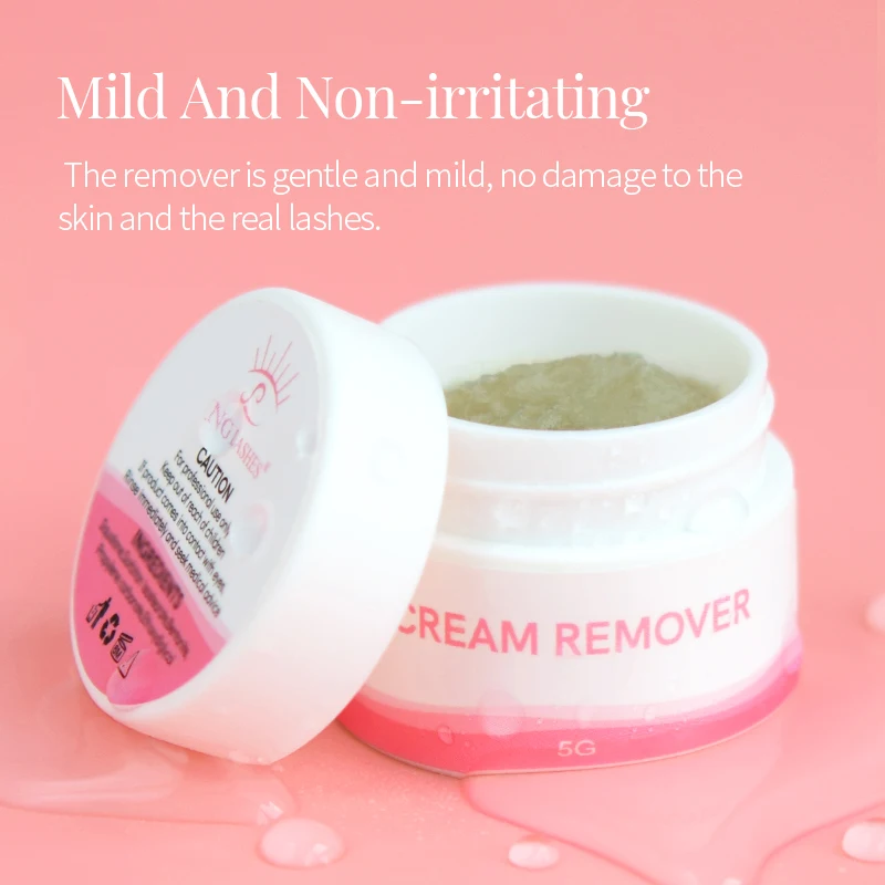 Cream Remover Easy to Carry Convenient Small Can Women Make Up Tools Eyelashes Extensions Supplies