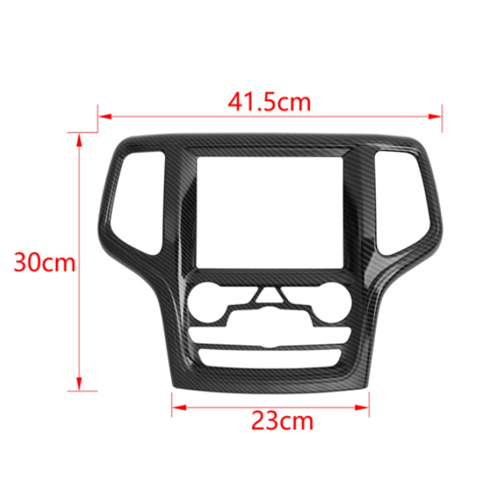 Car Center Console Navigation Panel Decoration Cover Trim for Jeep Grand Cherokee 2014 2015 2016 2017 2018 Interior Accessories