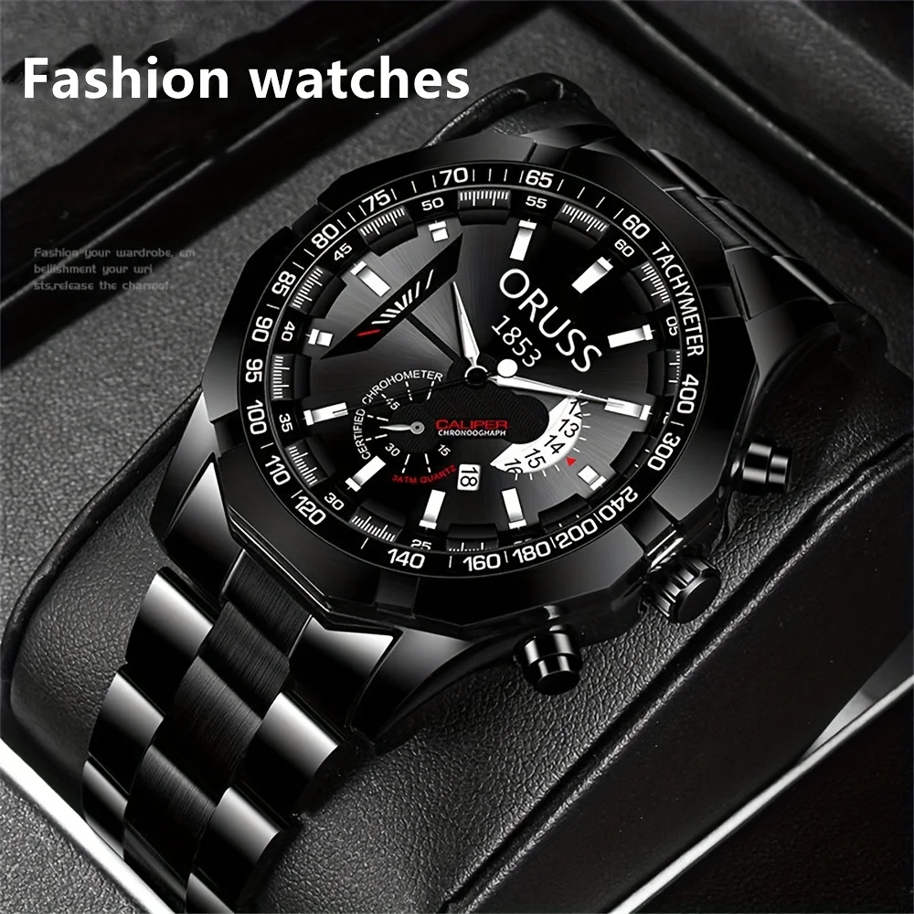 High-end personality men\'s watch trend cool handsome big dial gentleman fashion durable business leisure youth handsome