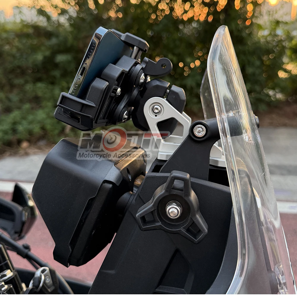 New 450MT Navigation Bracket For CFMOTO 450 MT MT450 MT 450 2024 Motorcycle Accessories GPS Phone Holder Stand 12MM 22MM Bracket