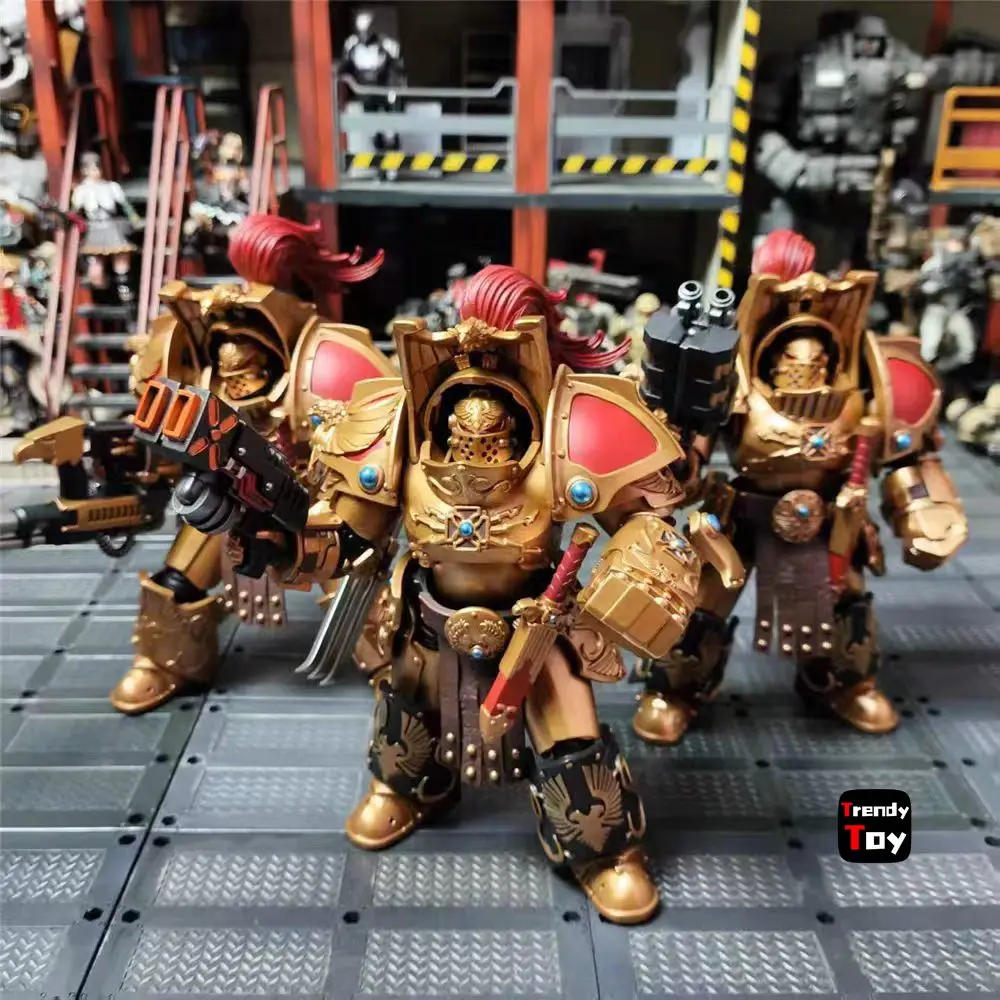 

【JOYTOY】Warhammer 40K 1/18 Action Figure Legio Custodes Aquilon Terminator Squad Toy Collections