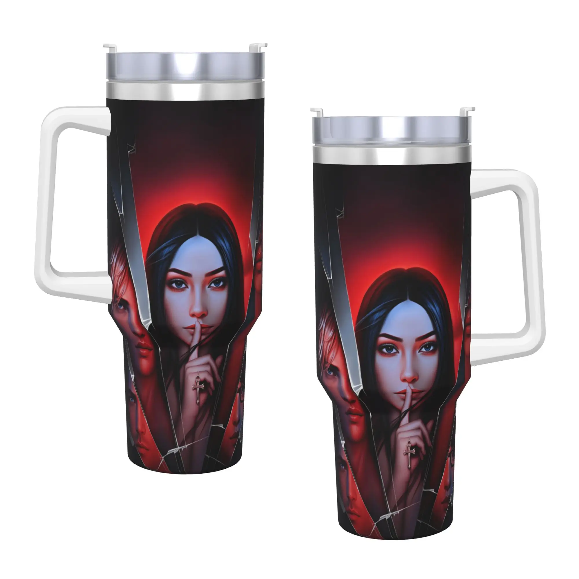 Stainless Steel Tumbler Game Romance Clubs Coffee Mug  Keep Heat Cold and Hot Car Mugs Travelist Graphic Water Bottle