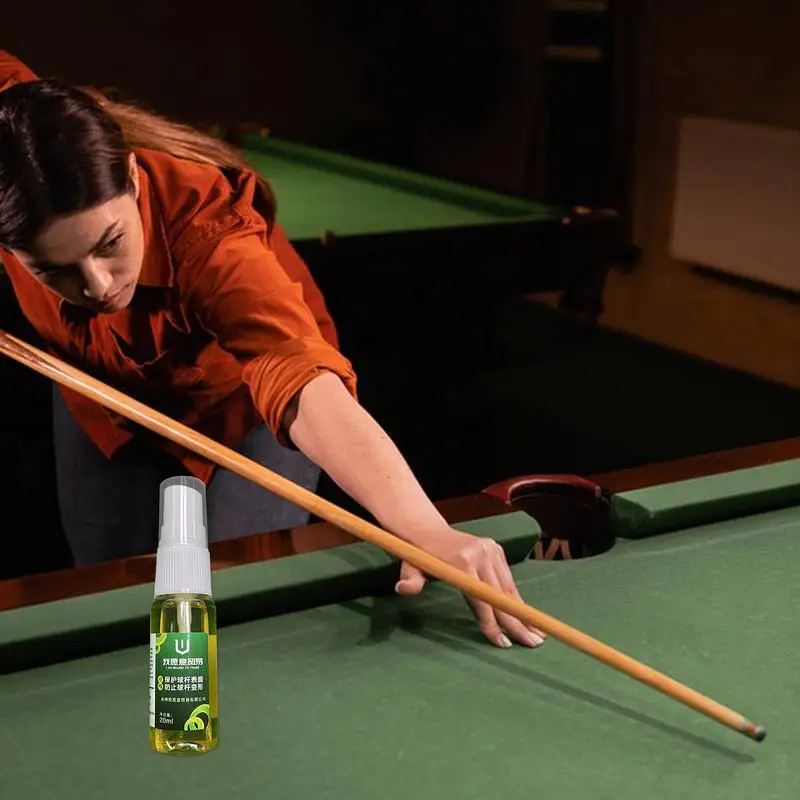 Billiards Club Cleaner Pool Cue Protective Oil Pool Cue Maintenance Oil Restores Shine Prevents Cracking Nourishes Wood For