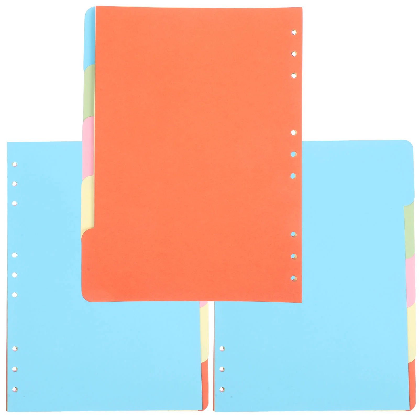 

15 Pcs Separator Sheet Index Paper Paperboard Dividers Page Partition Notebook Tab White Cardboard for Binder