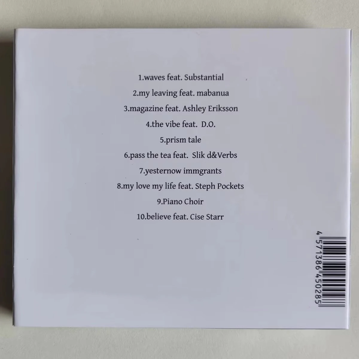 Jazzy Kenichiro Nishihara Music CD Jazzy Folklore Album My Leaving	Music Record Cosplay Walkman Car Soundtracks Box Party Music