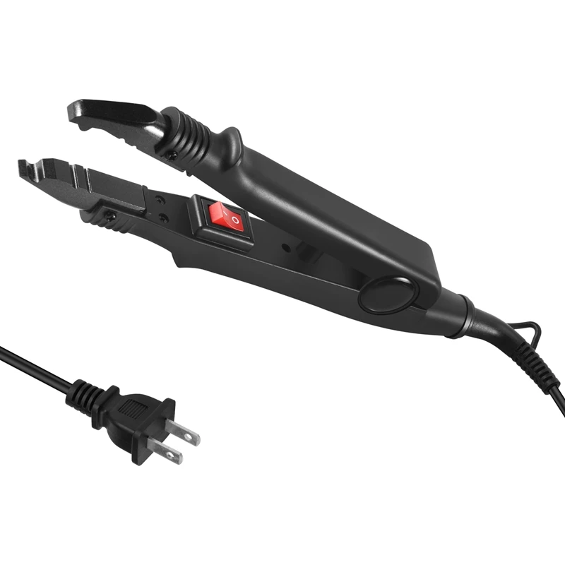 Ferramentas De Ligação De Queratina De Ferro De Extensão De Cabelo, máquina De Conector De Calor De Fusão De Cabelo, Conector De Calor De Fusão De Temperatura, plugue Preto EUA