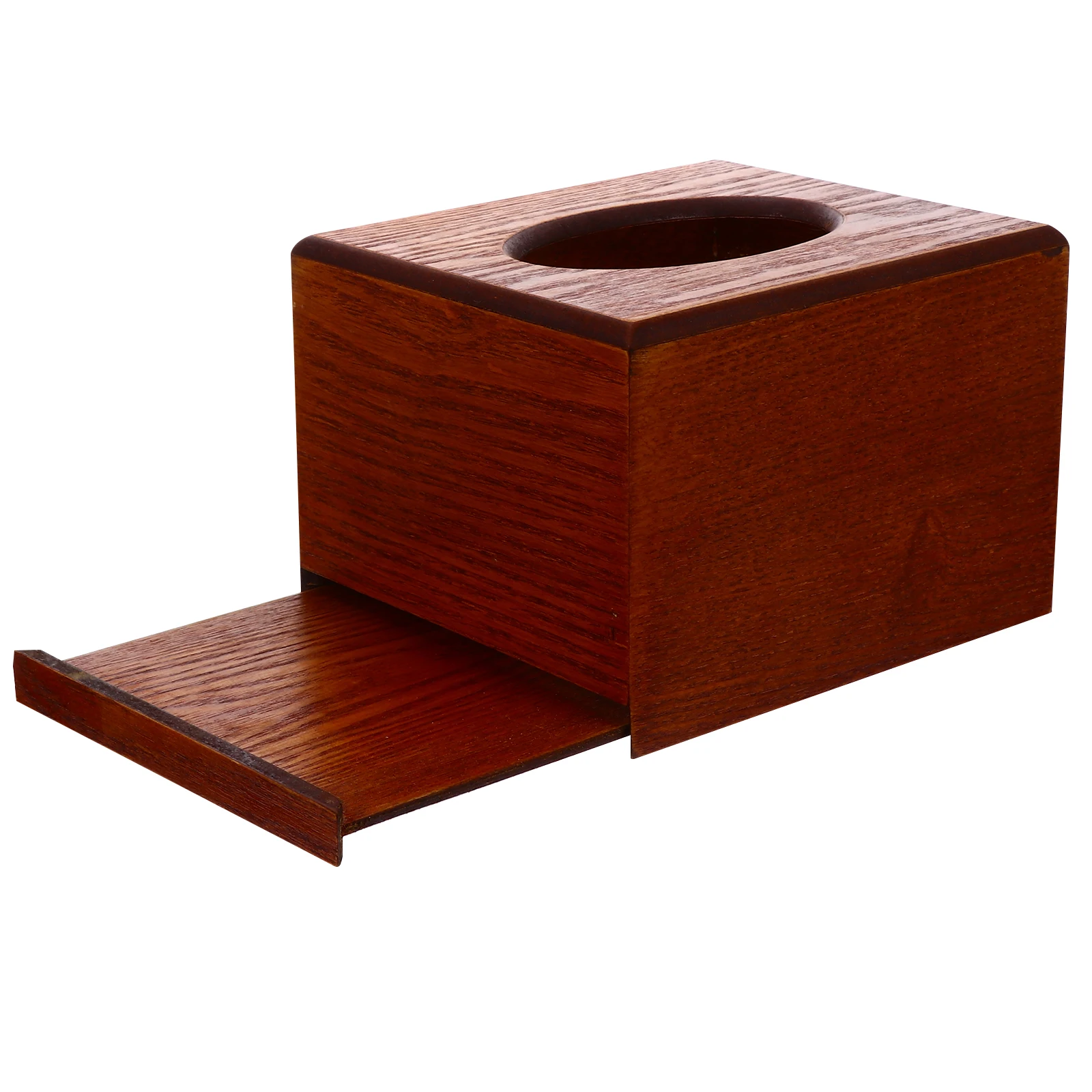 

Wooden Tissue Rectangular Storage Container Home Room Desktop Napkin Case Paper Storage Box Napkin Case Retro
