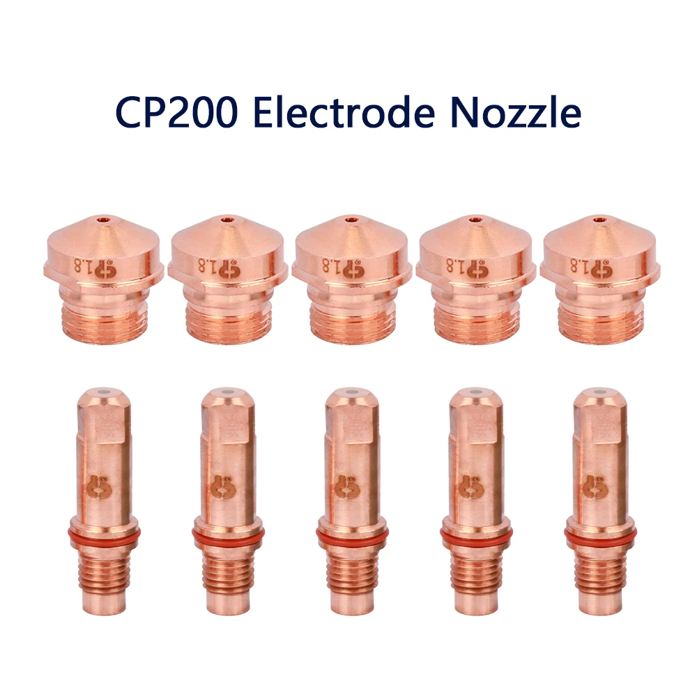 Cebora CP200 Electrode C1842 C1843 C1844 C1845 Nozzle Plasma Tips Cuting Torch Plasma Cutting Consumables