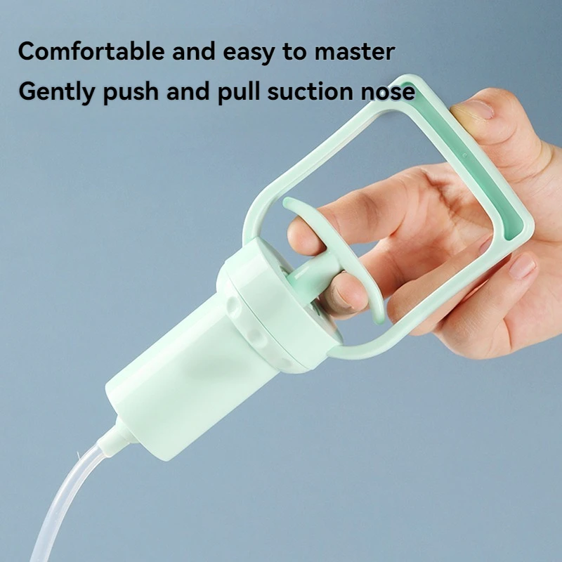 Powerful Hand Pump Baby Nasal Aspirator Safe And Comfortable Nose Cleaner for Newborns Toddlers Kids Mucus Remover view 6