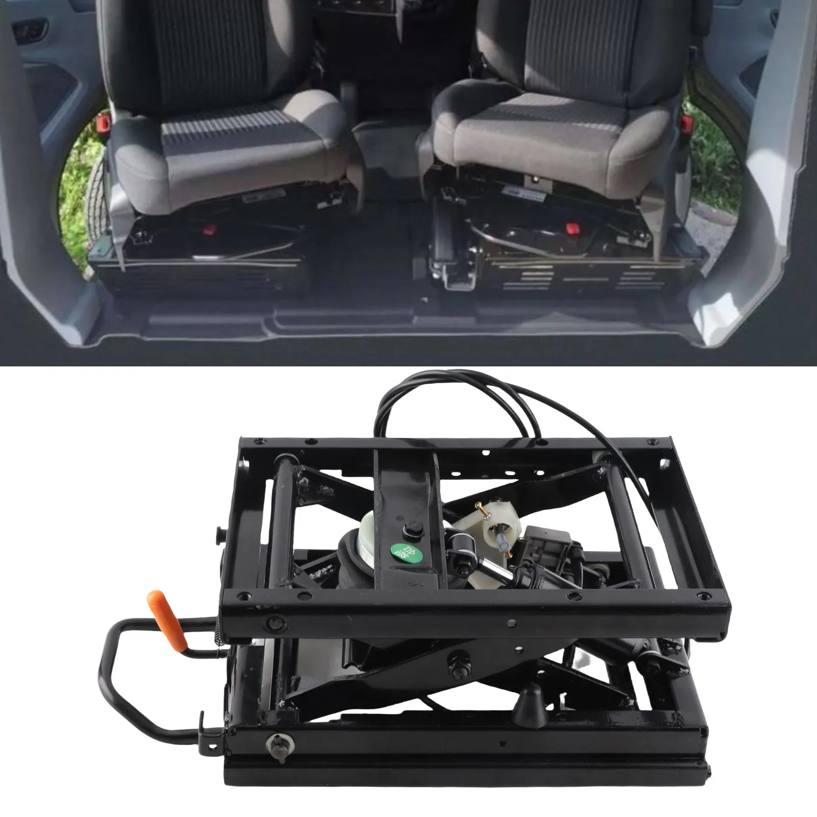 

Lawn Mower Seat Suspension Kit Smoother Ride Seat Suspension Kit Easy To Install Shock Absorption Versatile for RV