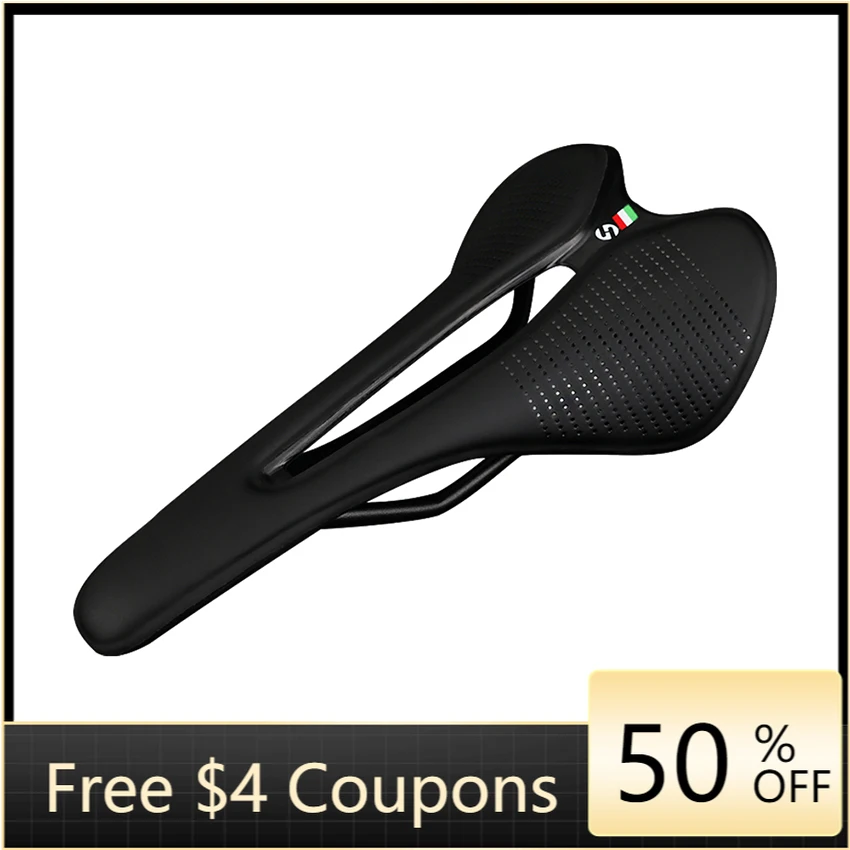

STLF TOSEEK TS50 Lightweight Bicycle Seat Saddle Comfortable Mtb Women Seat Cushion Leather Eva Road Bike Saddle