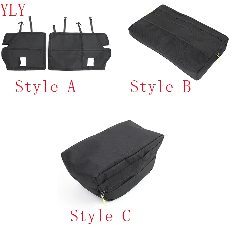 

Oxford Cloth Black For Haval Raptors 2025 Car tailgate central control storage bag rear seat back hanging bag Car accessories