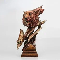 حار SalesHot Sales2021 تصميم كبير النمر النمذجة الراتنج الحرف تمثال الحلي المنزلية المميزة مجردة الحيوان موضوع النحت