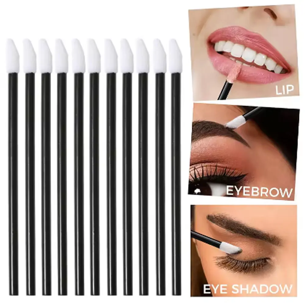 500/1000PCS Multi Purpose Lip Brush Makeup Brush Eyelash Extension Device Lipstick Stick Cosmetics Wholesale Makeup Tools