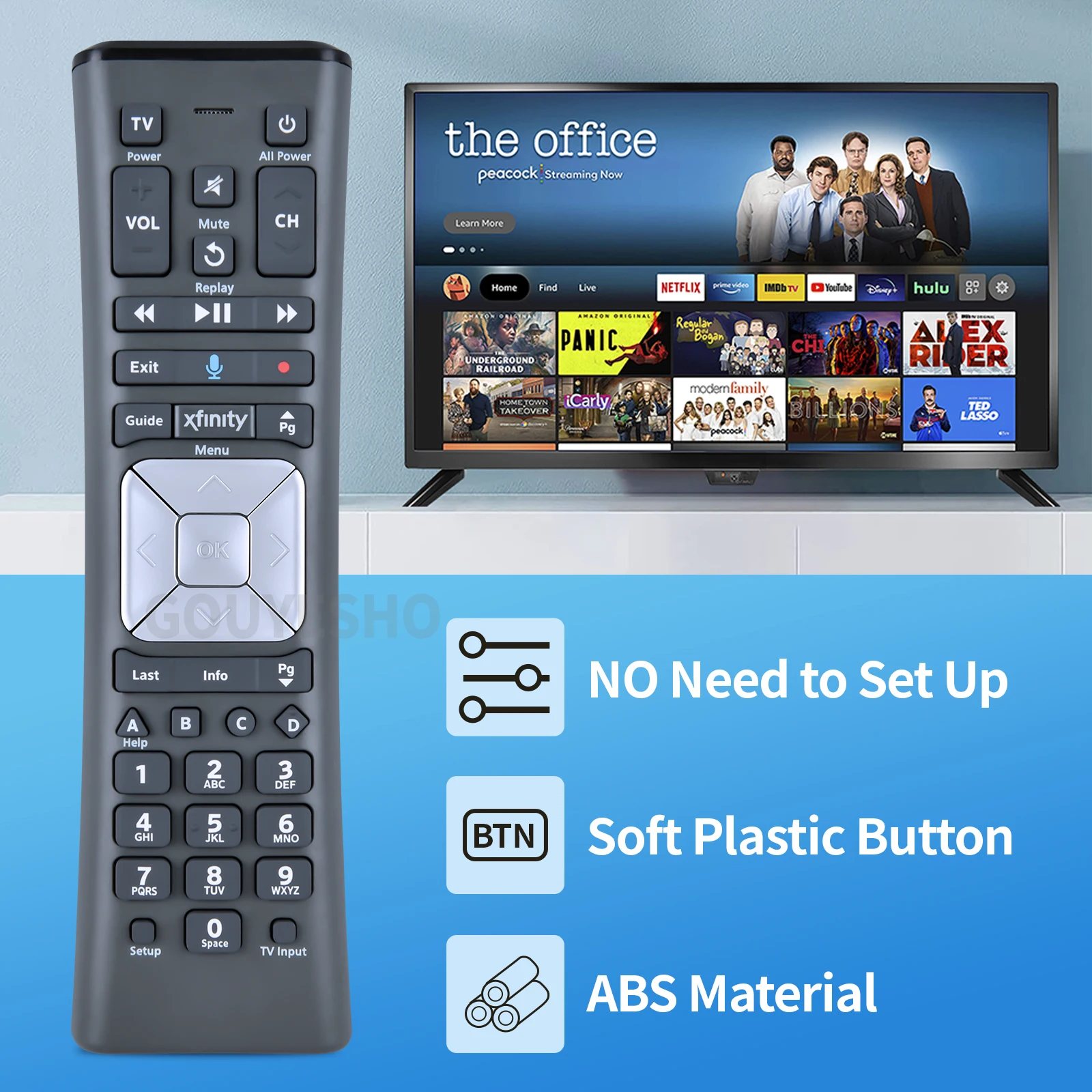 جديد لكومكاست/Xfinity XR11 قسط صوت المنشط كابل التلفزيون الخلفية التحكم عن بعد V2-U X1 سلسلة ، XG1 ، Xi3