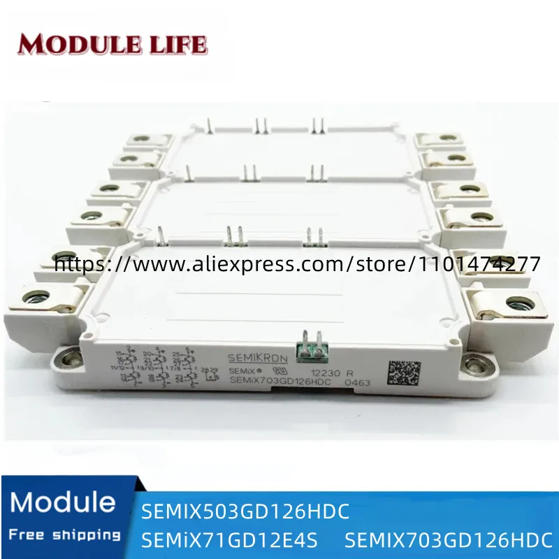 

Brand new original IGBT module, SEMIX703GD126HDC SEMIX503GD126HDC SEMIX71GD12E4S