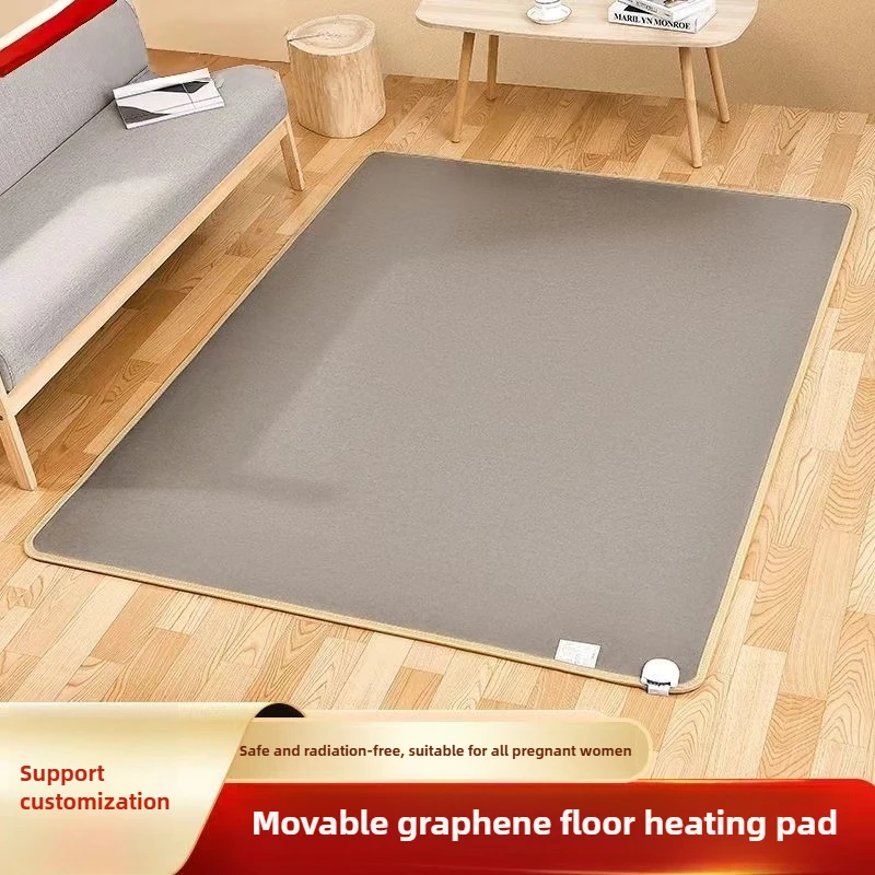 

Graphene Carbon Crystal Heating Mat Electric Floor Heating Pad for Living Room Home Use