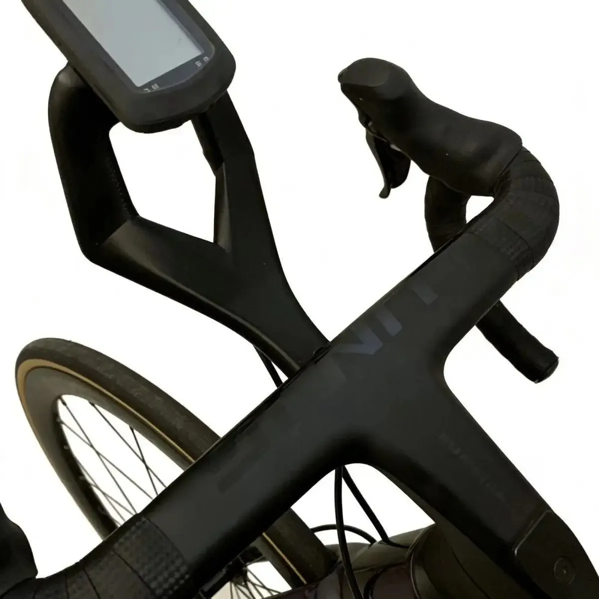 Manillares Integrados Aero Rest de PETG Impresos en 3D para Bicicleta de Carretera, Manillar de Descanso para Contrarreloj y Triatlón con Soporte para Ciclocomputador