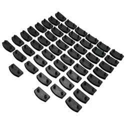 50pcs Plastic Bed Slat End Cap Holders Sofa Bed Slat Sides Centre Cap Replacement Wooden Bed Slat Plastic Middle/End Holder 55mm