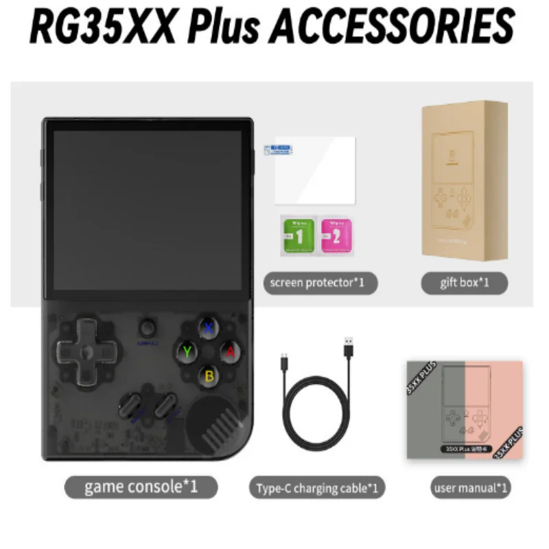RG35XX PLUS Open source handheld portable retro ps arcade game Nostalgic PSP handheld game console - Image 2