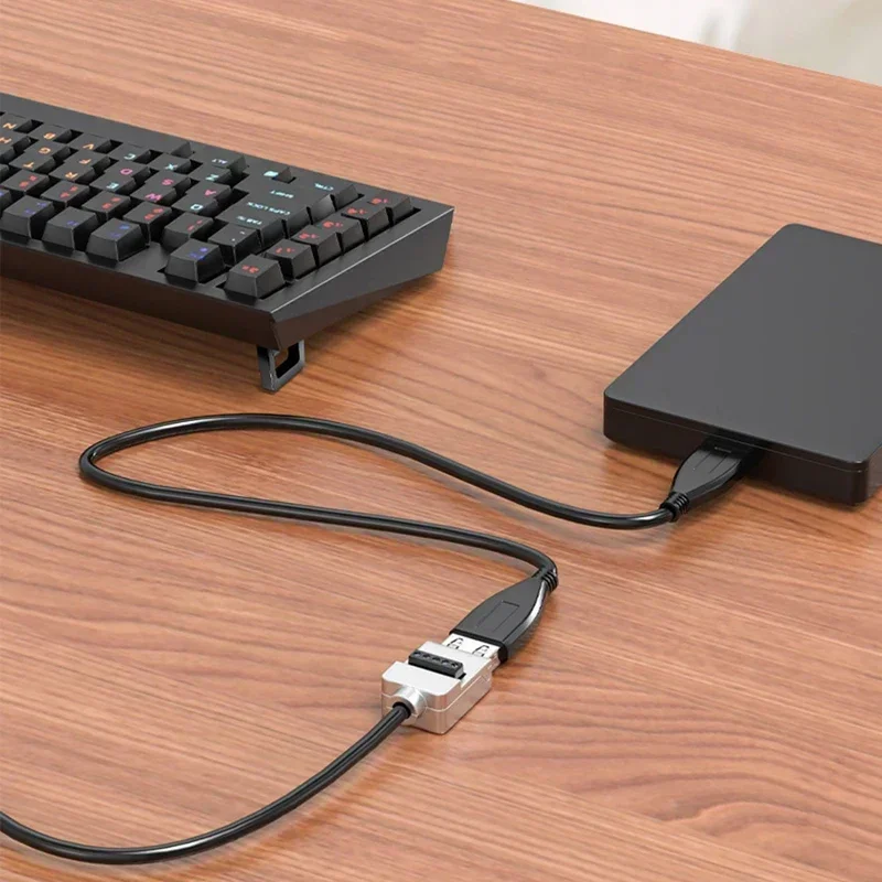 Solderless USB Male Female Plug USB 2.0 Mobile Phone Keyboard Mouse Fast Charging Wire Connector DIY Wiring Terminal