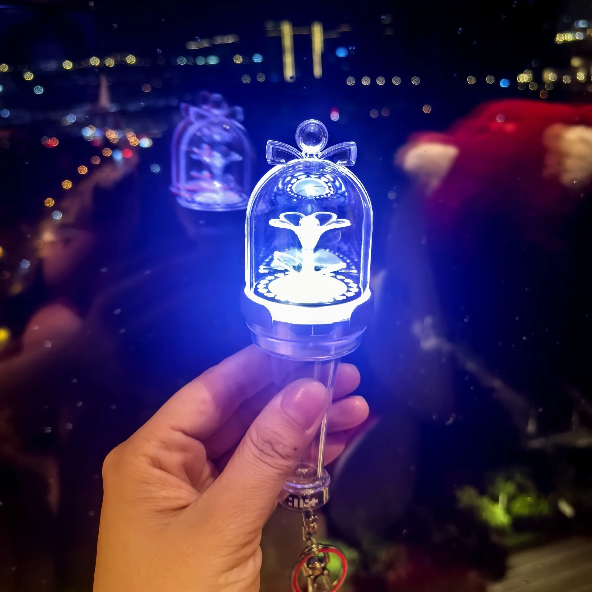 Новый KPOP ILLIT Lightstick кулон пластиковый брелок MINJU MOKA IROHA WONHEE YUNAH фанаты концерт поддерживающие подвески Фото №3