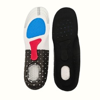 Orthopedic Insoles for Man Women Memory Foam Cushion Gel Insole Silicone Arch Support Pads Sport Shoe Pad Soft Running Insert