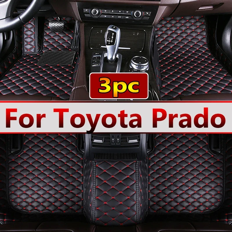 For Toyota Prado 150 2020 2019 2018 2017 2016 2015 2014 Car Floor Mats Accessories Protect Styling Parts Auto Carpets Waterproof