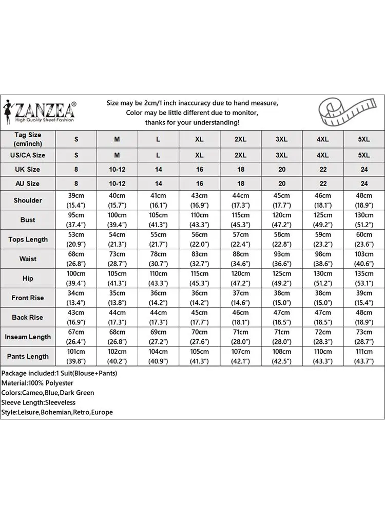 ZANZEA Women Elegant 2PCS Wide Leg Trousers Suits Summer Casual Commute Tracksuit Fashion Short Sleeve Blouse Solid Pants Sets