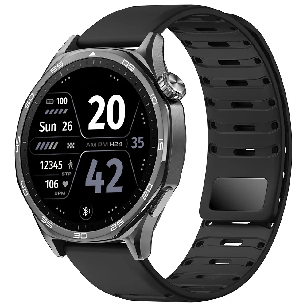 22 مللي متر سيليكون حزام لساعة هواوي 5/4/3 GT5-4-3-2 46 مللي متر سوار مغناطيسي Amazfit Bip 5-6/التوازن 2 شاومي ساعة S4 S3 S2 حزام