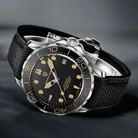 2026 Nuevo PAGANI DESIGN 007 Relojes mecánicos para hombres 8215 Reloj automático para hombres Lujo AR Espejo de zafiro Silicona Resistente al agua