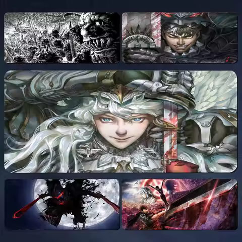 Anime Berserk Rubber XXL Table Mat Student Mousepad Gamer Computer Keyboard Pad Games Pad For PC Computer Table