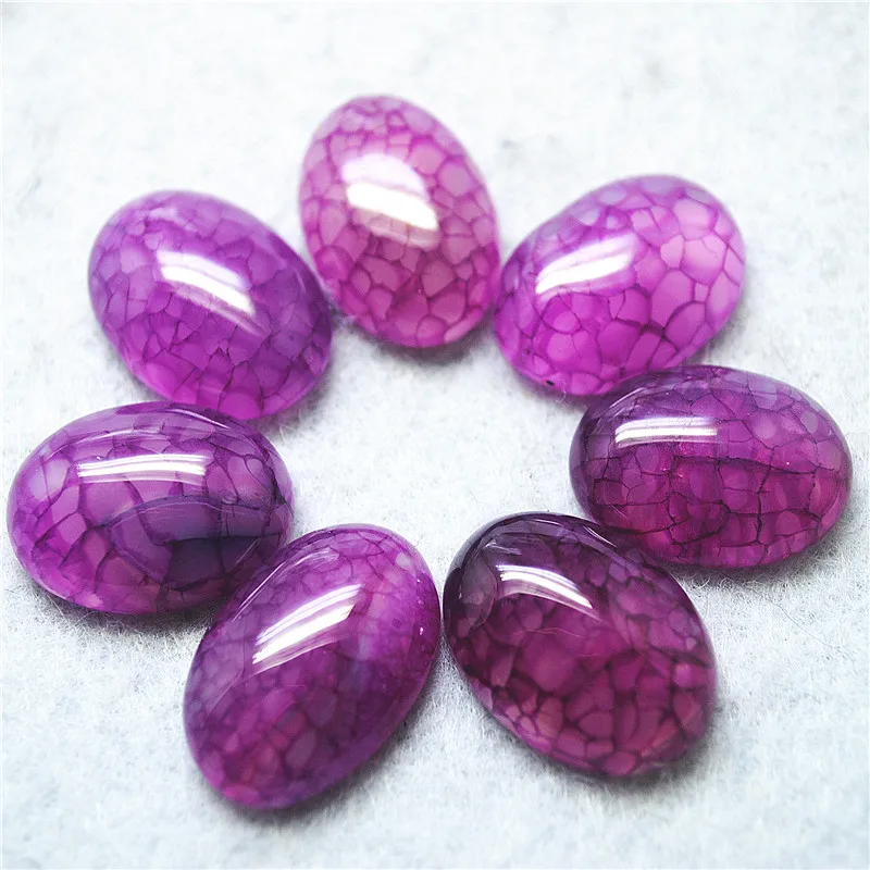 10PCS New Arrival Nature Semi Precious Stone Cabochons 18x25MM Oval Shape Beads Accessories Wholesale Price Faster Free Shipping