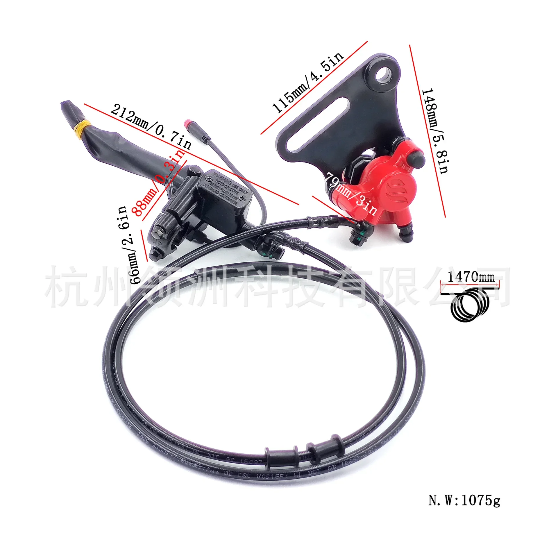 Front and Rear Wheel Brake For YOZMA IN 10 Electric Off-road Motorcycle Bicycle Assembly Source Factory Parts Brake Assembly