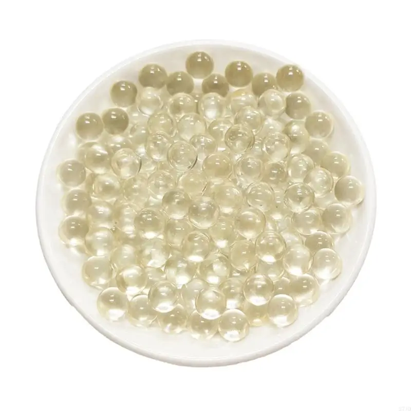 Round Vase Filler Beads Glass Pebbles For Wedding Centerpieces Glass Spheres 8 mm for DIY Display Use, Smooth No-Hole 37JD