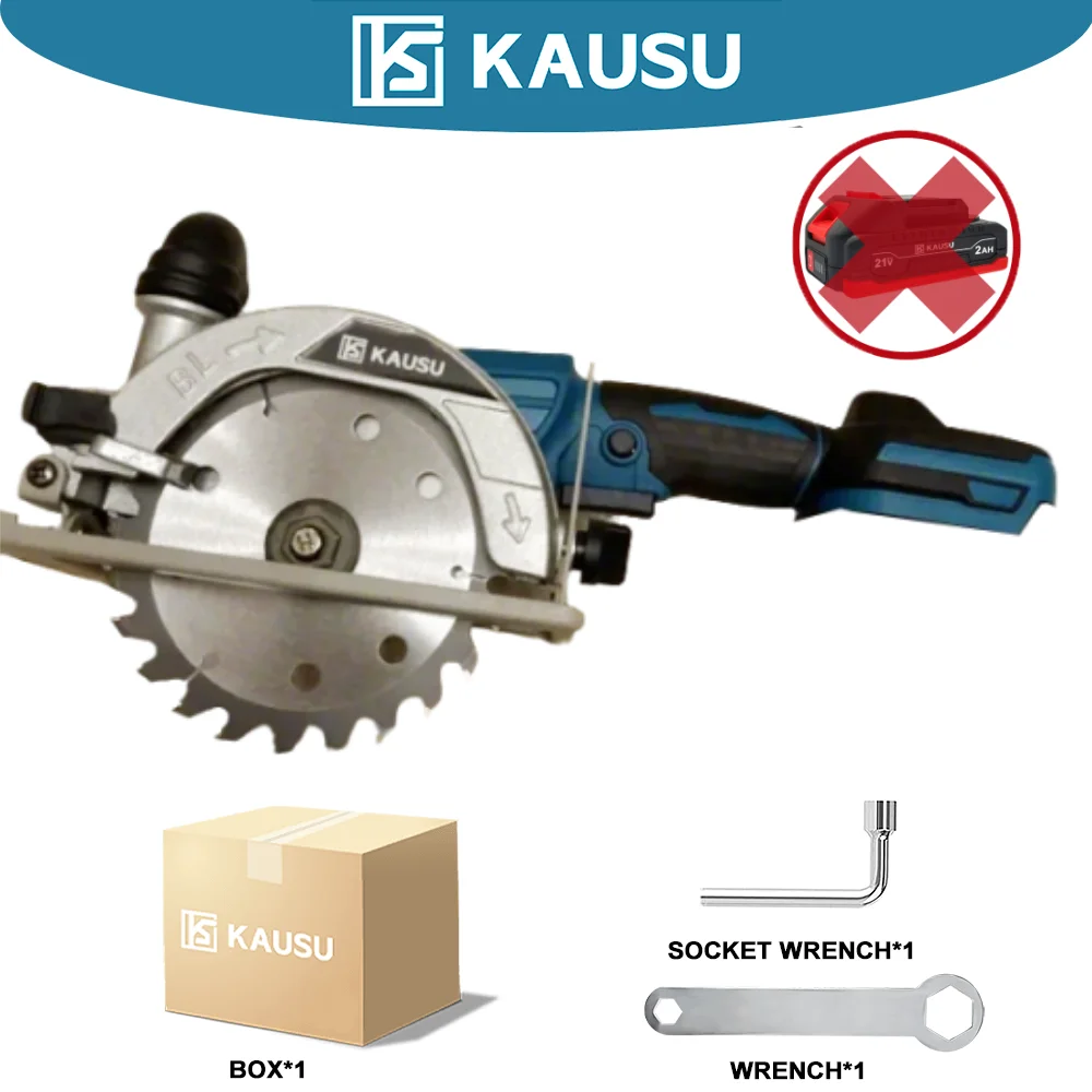 KAUSU 150mm Brushless Circular Saw Cordless Compact Electric Saw Wood Metal Ceramic Tiles Cutter Tools For Makita 18V Battery