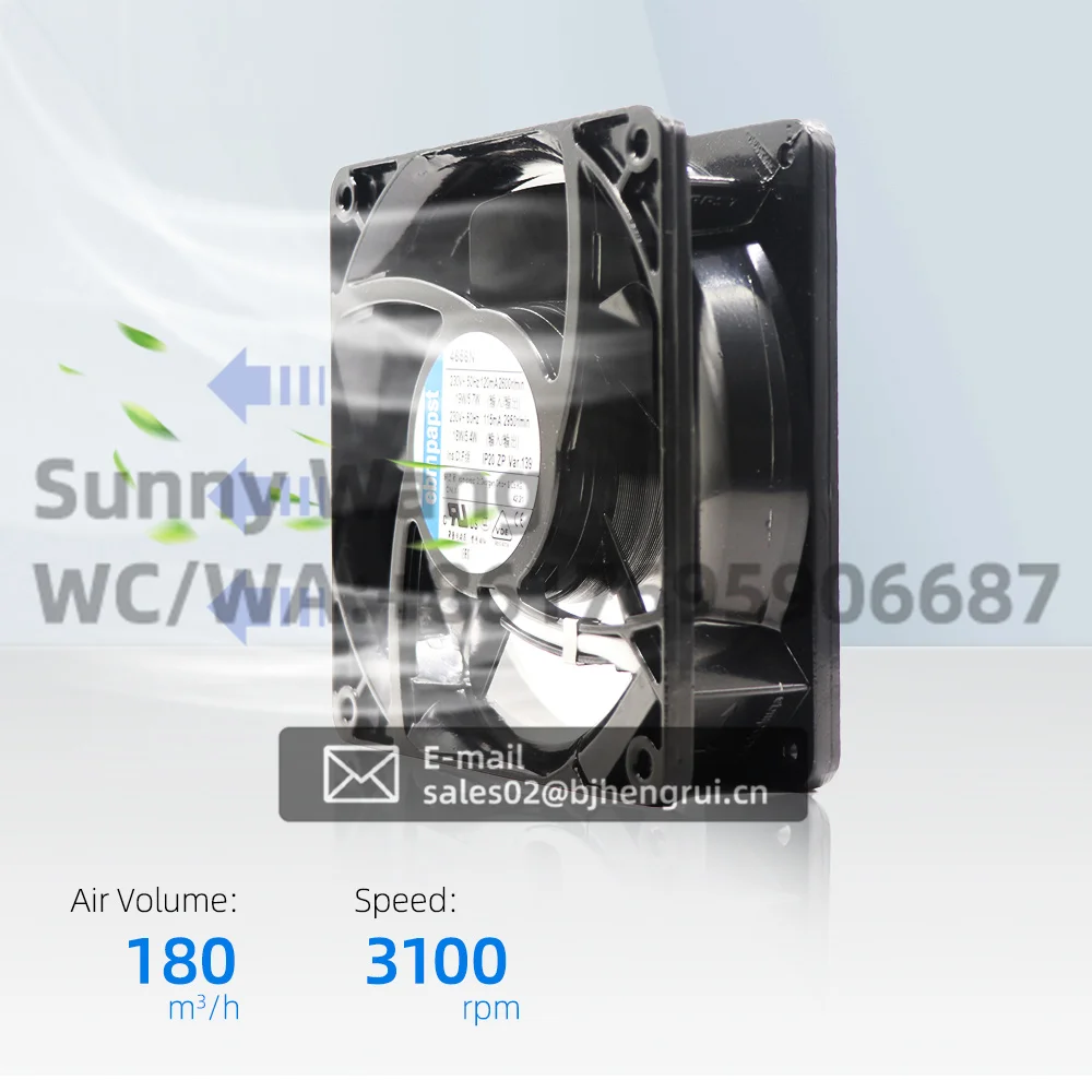 ebmpapst 4656N 12038 230V AC 120x120x38mm 12cm Wind Power Industrial Electrical Wind Circle Cabinet Oven Axial Cooling Fan