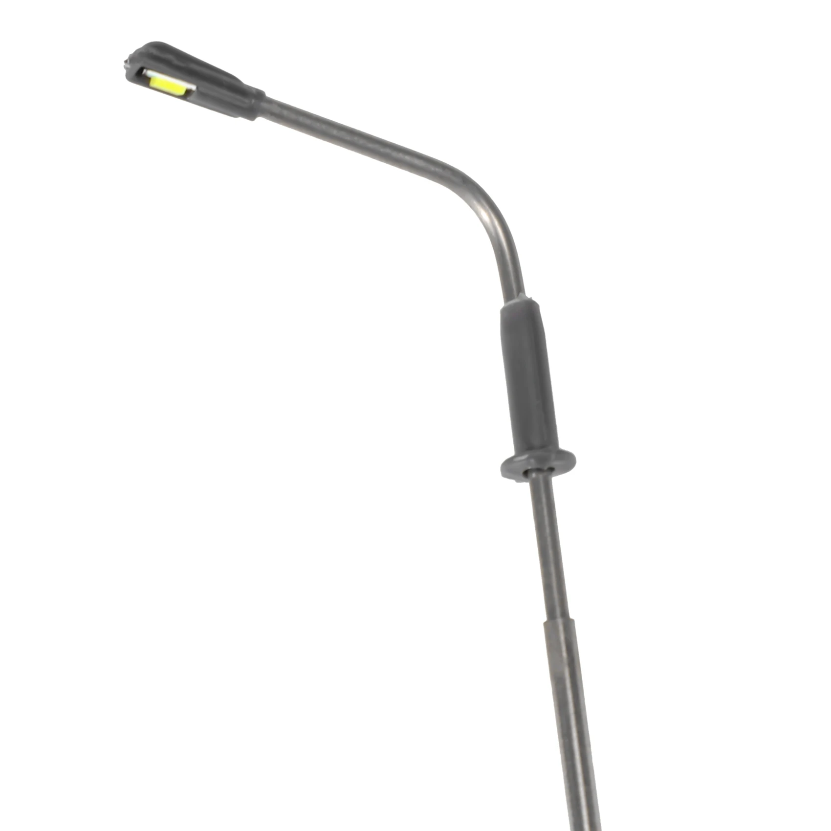 B05C-20Pcs modelo ferroviário 10cm lâmpada poste luzes de rua escala ho 1:87 led 3v resistores lqs08 única cabeça