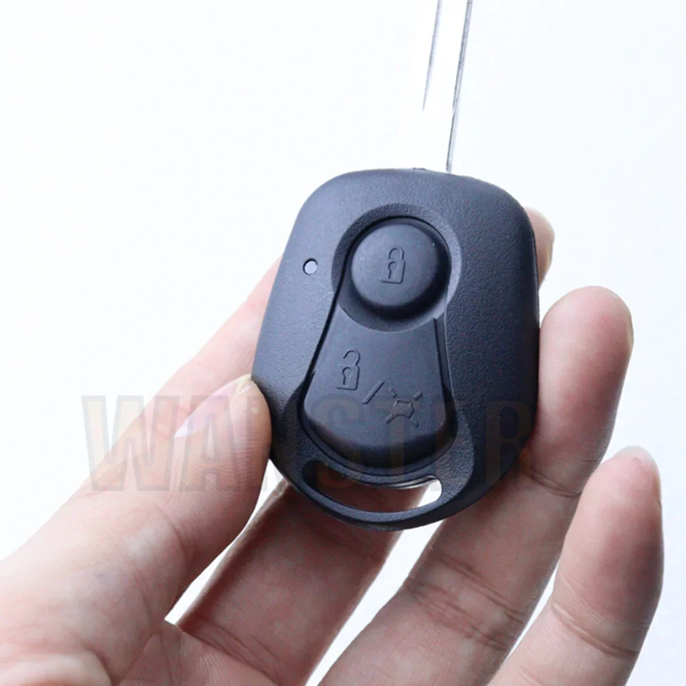 2 Bottons Original Replace Car Key Housing Remote Fob Case Shell for SSANGYONG ACTYON KYRON REXTON